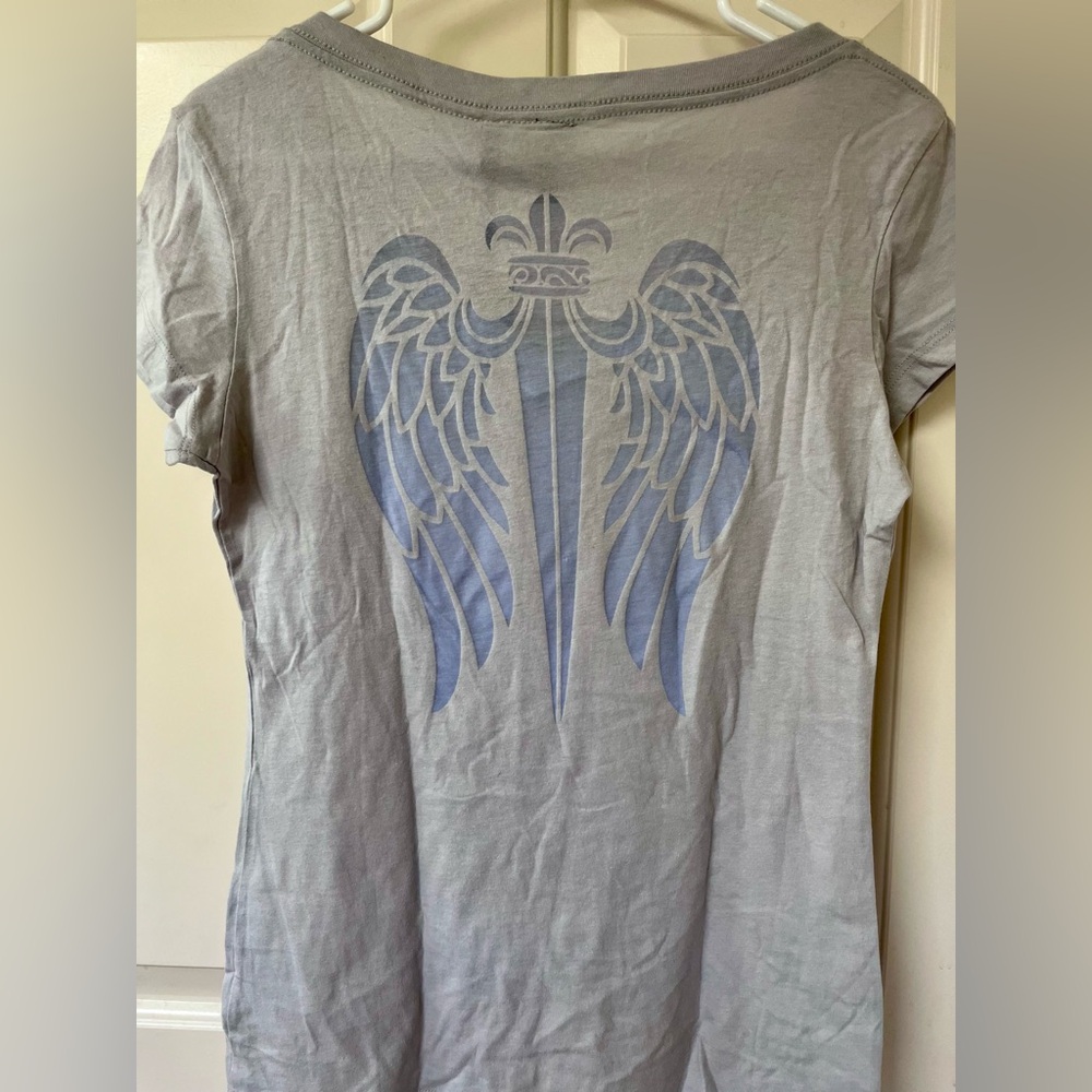 NEW Angel Wing Burnout Tee M